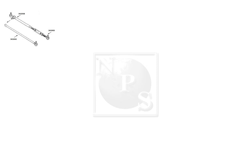 Spurstangenkopf NPS S410I05 (OE 48810-81A01)