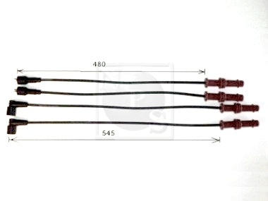 Juego de cables de bujía NPS S580U06 (OE T 975 B)