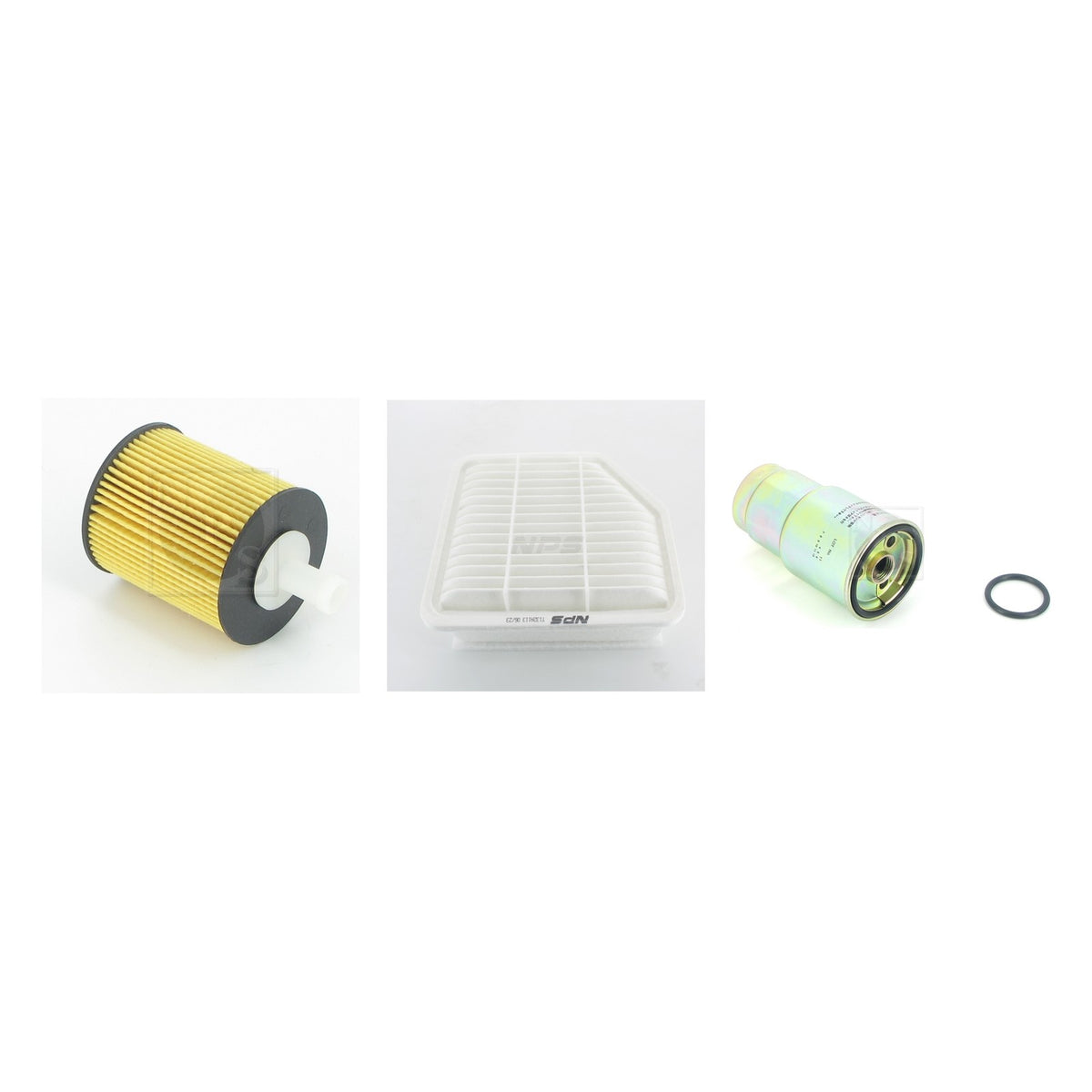 Contenu du kit (photo de chaque pièce) : Kit de filtres NPS T130A06