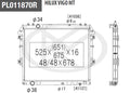 Radiador NPS T156A137 (OE 1640005160)
