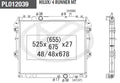 Radiador NPS T156A166 (OE 164000L250)
