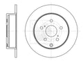 Disco de freno trasero NPS T331A48 (OE 424310F010)