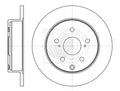 Disco de freno trasero NPS T331A52 (OE 4243142060)
