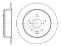 Bremsscheibe hinten NPS T331A54 (OE 4243130280)