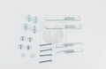 Kit de ressorts de mâchoires de frein NPS T351A90 (OE 53200-84M00)