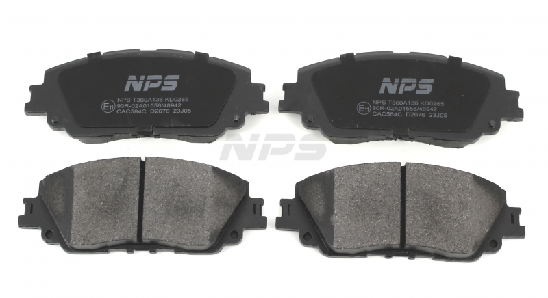 Pastillas de freno delanteras NPS T360A136 (OE 446576010)