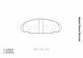 Pastillas de freno delanteras NPS T360A89 (OE 446525070)