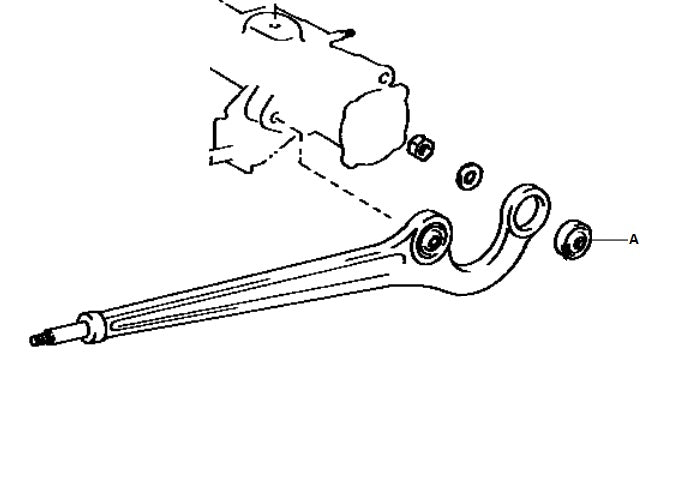 Fahrwerkslager NPS T400A106 (OE 4870260020)