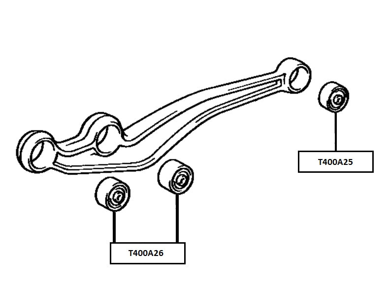 Fahrwerkslager NPS T400A25 (OE 4806160010)
