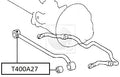 Fahrwerkslager NPS T400A27 (OE 4870660030)