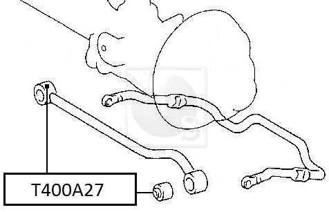 Fahrwerkslager NPS T400A27 (OE 4870660030)