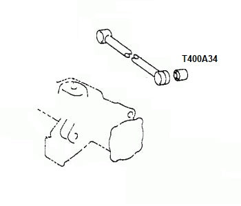 Fahrwerkslager NPS T400A34 (OE 4870660050)