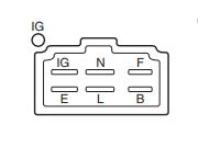 Regulador de alternador NPS T512A03 (OE 2770015040)