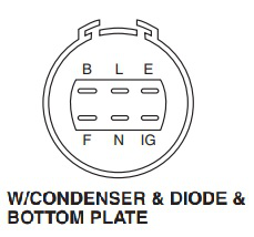 Regulador de alternador NPS T512A08 (OE 2770063010)