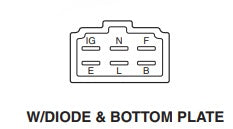 Regulador de alternador NPS T512A26 (OE 2770015040)