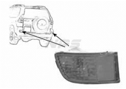 Faro antiniebla izquierdo NPS T696A60 (OE 81591-60131)