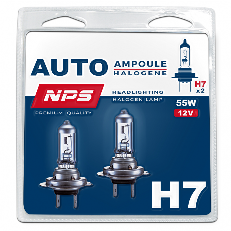 Bulbs H7 55W (pair) NPS U671L02BL