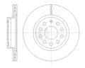 Bremsscheibe vorne NPS V330G01 (OE 1K0 615 301 S)