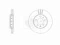 Disco de freno delantero NPS V330G02 (OE 6QD 615 301)