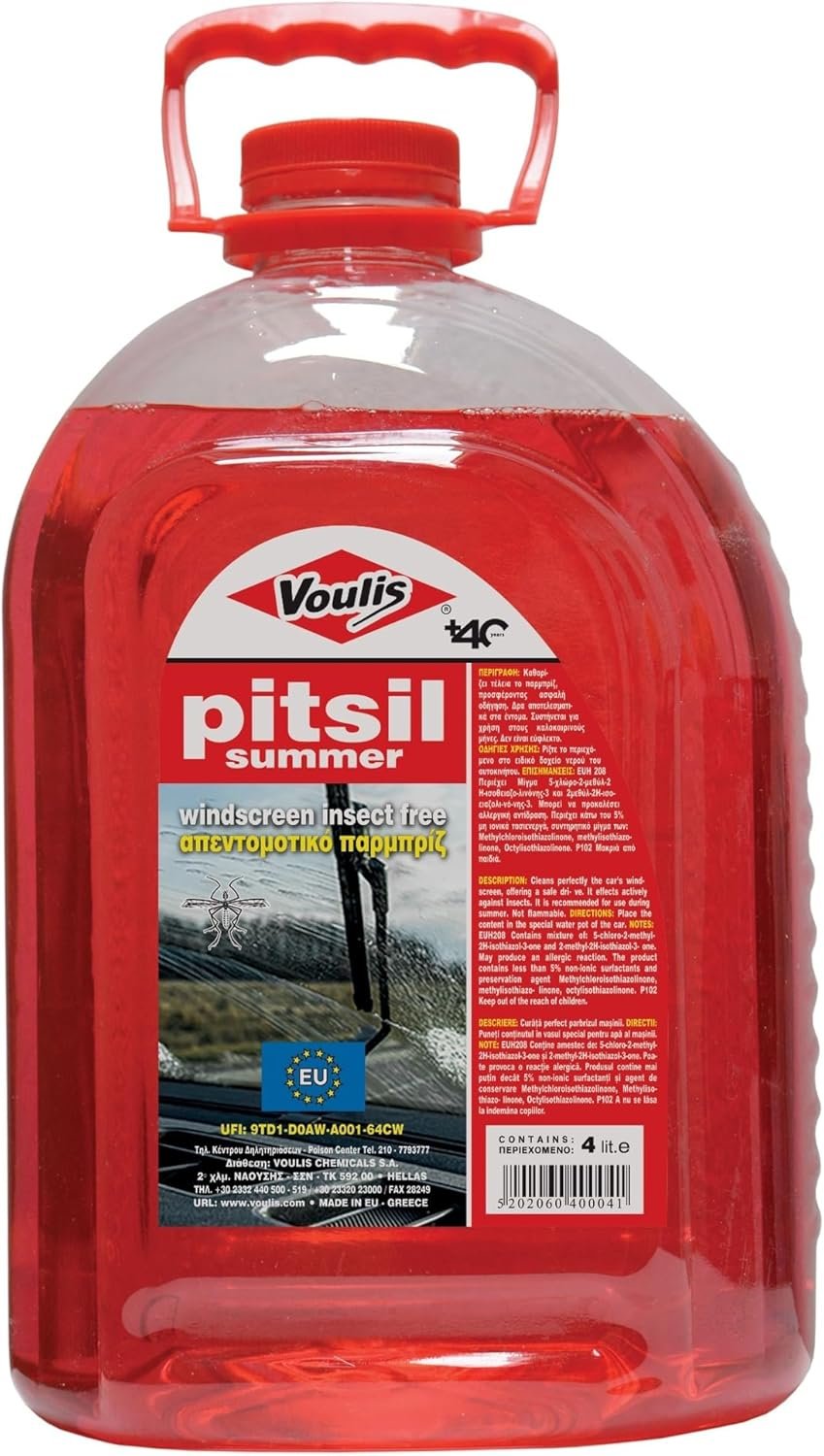 Líquido limpiaparabrisas anti insectos verano 4L (3)