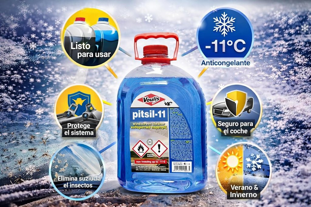 Líquido limpiaparabrisas PITSIL-11 4L (6)