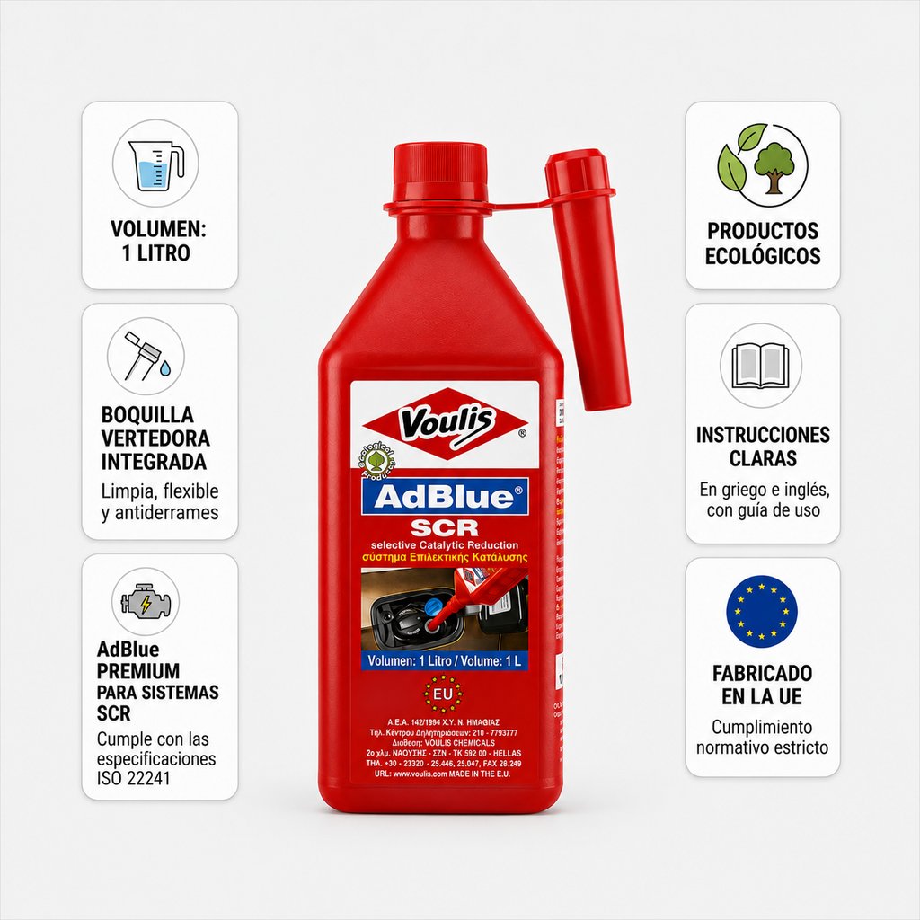 AdBlue 1L con Boquilla para Diésel SCR (3)
