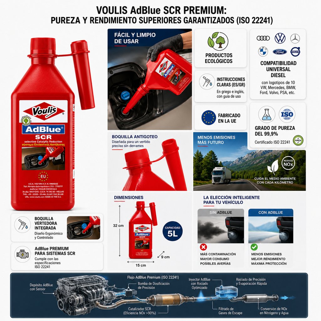 AdBlue 1L con Boquilla para Diésel SCR (4)