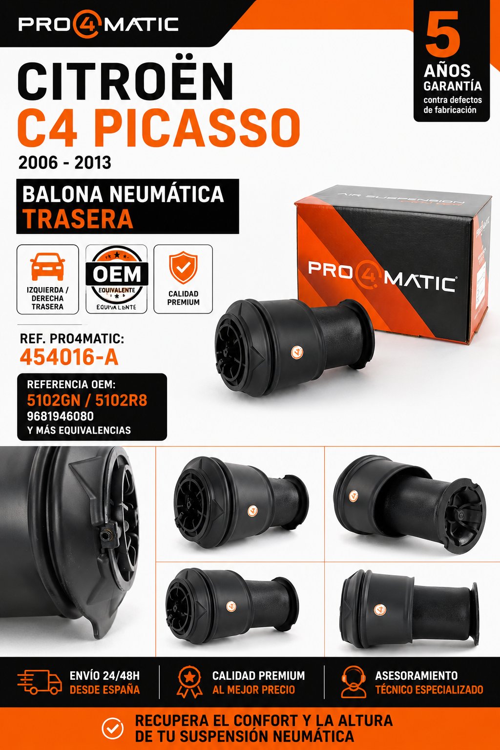 Kit 2 Balonas Neumáticas C4 Picasso (4)