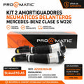 Kit 2 Amortiguadores Neumáticos Del. Mercedes W220 (1)