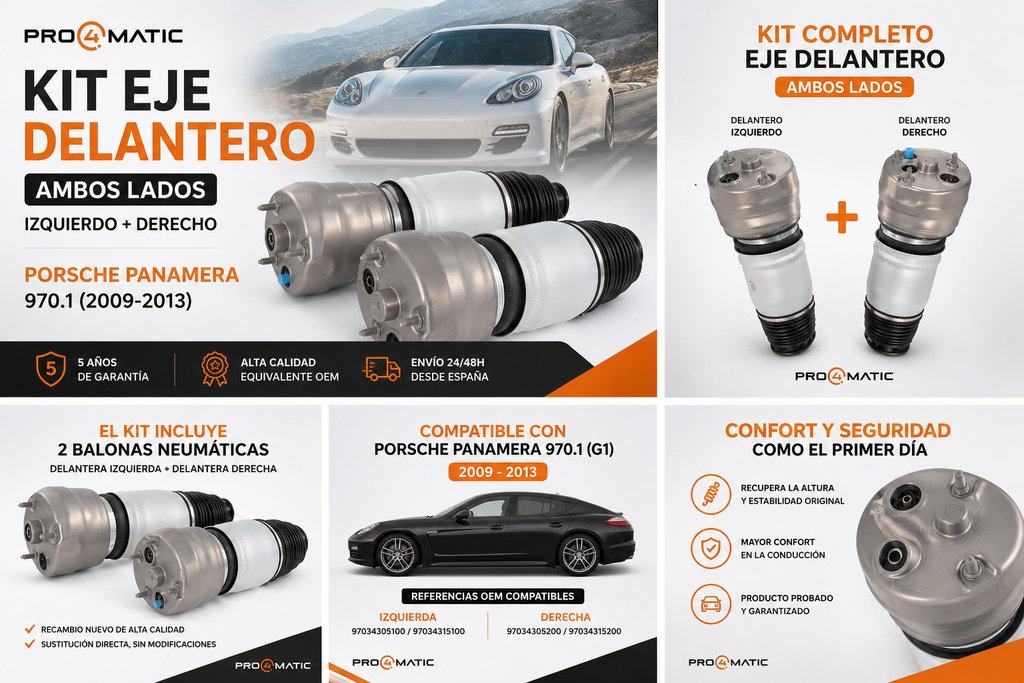 Kit Balonas Delanteras Porsche Panamera 970.1 OEM (2)
