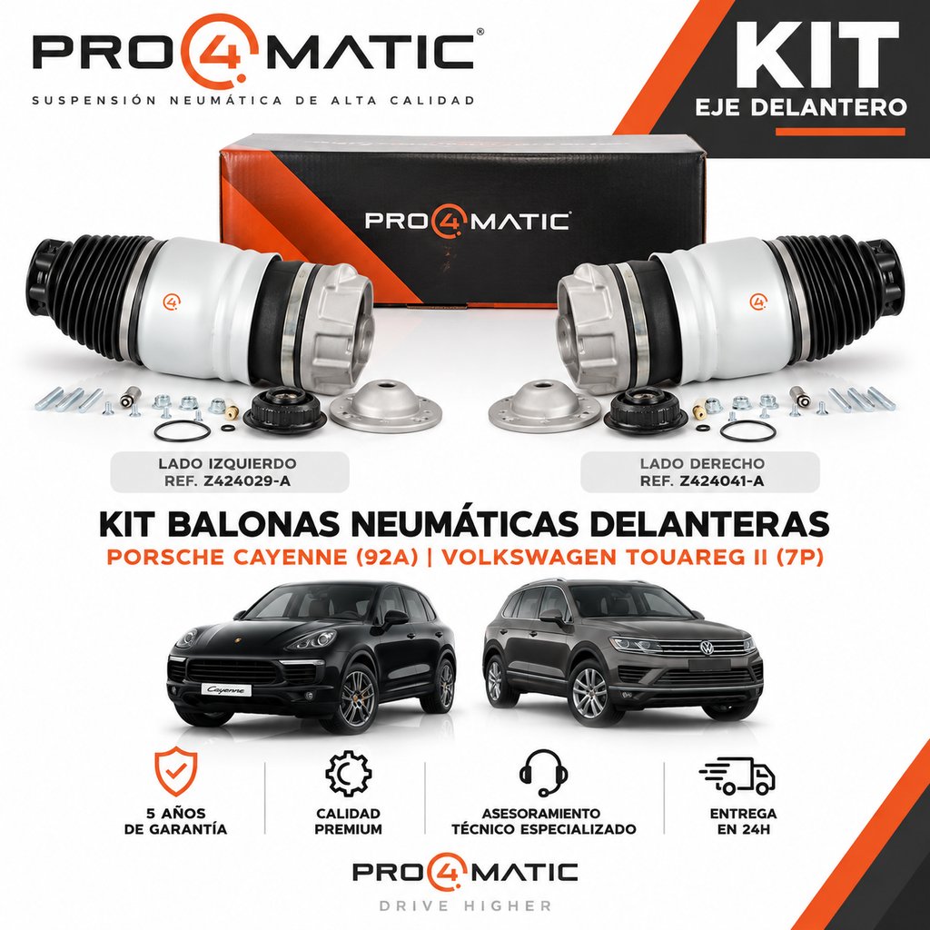 Kit Balonas Neumáticas Delanteras Porsche Cayenne (1)