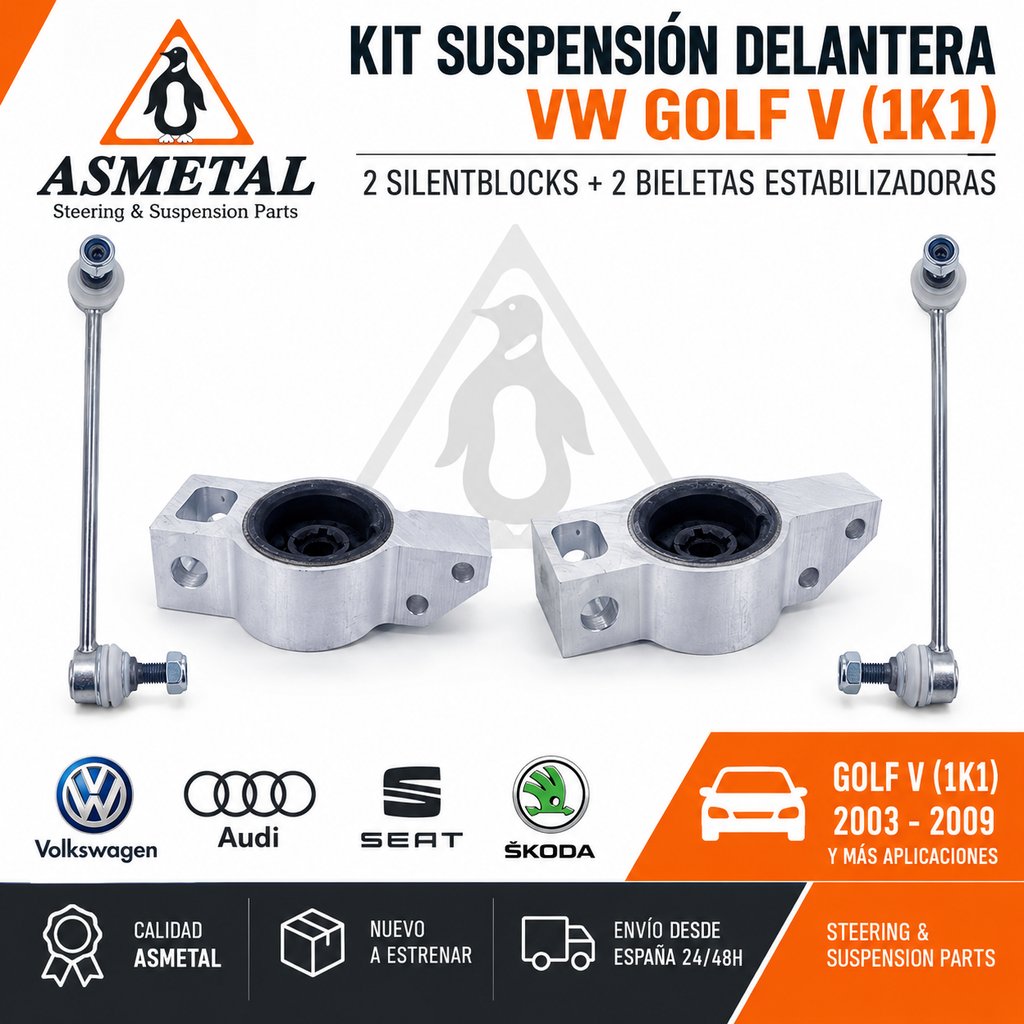 Kit Suspensión Golf V Audi A3 Seat Leon Octavia (1)