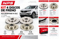 Kit 4 Discos de Freno Kia Sportage III 1.7 CRDi (1)
