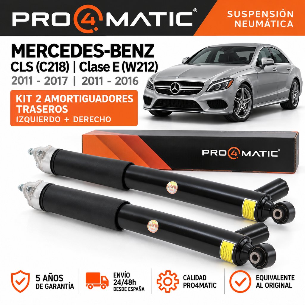 Kit 2 amortiguadores traseros Mercedes CLS W212 (1)