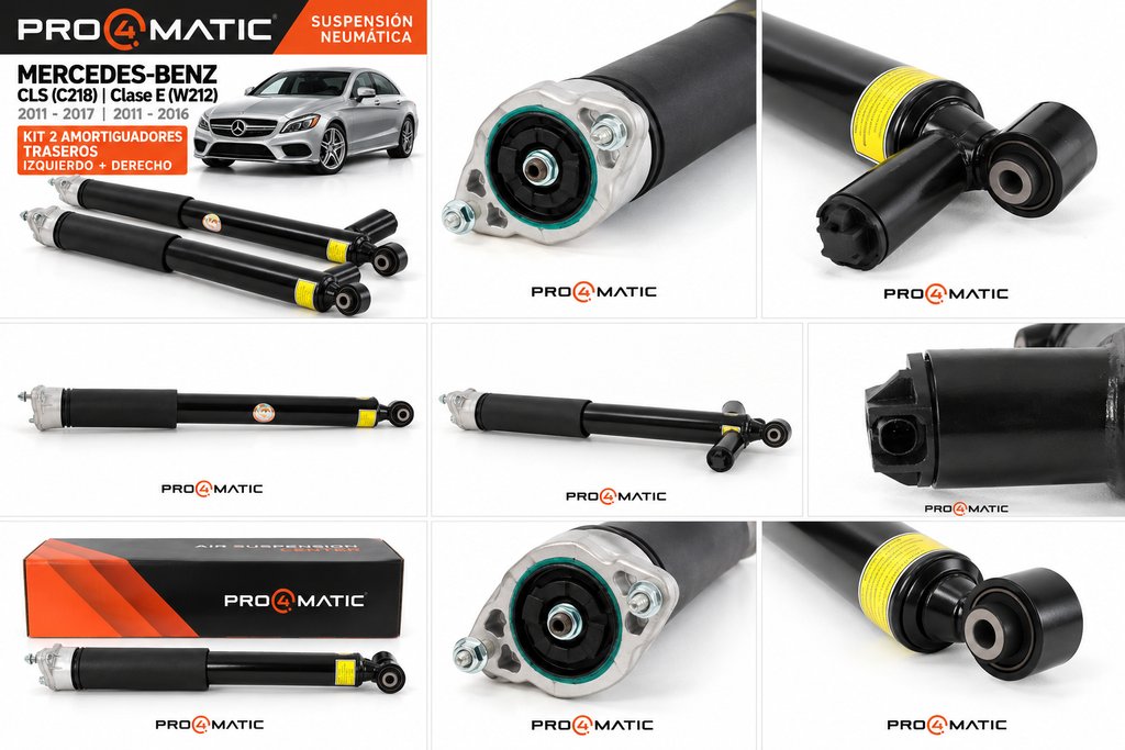 Kit 2 amortiguadores traseros Mercedes CLS W212 (2)